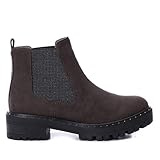  Botín Plano Chelsea Gris (37 EU, Gris)