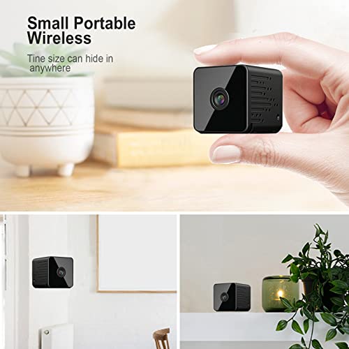 Javiscam Hidden Camera,Spy Hidden Camera Detector For Home Security With Rechargeable Battery Powered Wifi Camera,1080P Fhd Small Nanny Camera, Wide Angle Remote View,Ai Motion Detection #TOP1