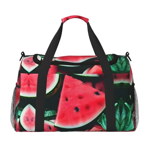 Sac de sport pastèque avec grand compartiment et sangles de portage