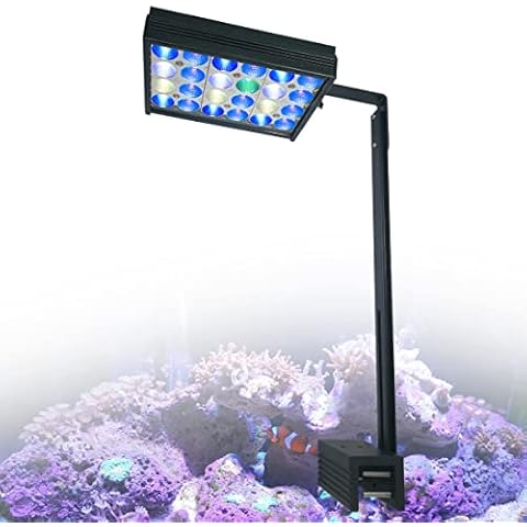 PopBloom Nano Led Aquarium Light for 30-200cm Marine Reef Coral Saltwater Fish Aquarium Tank Lamp (for 30-50cm Tank) Cover