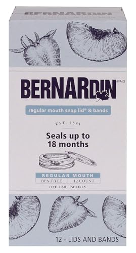Bernardin Mason Jar Lids & Screw Bands - GEM