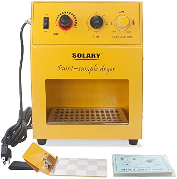 Solary 300W Infrared Curing Light Box for Paint, Paint Baking Lamp, Spray Booth with Timer