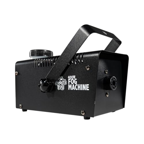 Froggy's Fog 400 Watt Fog Machine with Wired Remote, Durable All-Metal Build