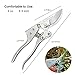 TONMA Pruning Shears for Gardening [Made in Japan] 8 Inch Bypass Garden Scissors Secateurs, Premium Japanese Gardening Tools Hand Pruner Clippers with Ergonomic Handle