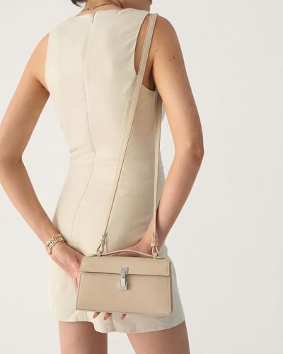 Image of Clutch Purses for Women - Small Purse Top Handle - Evening Bag - Adjustable Crossbody Handbag - Trendy PU Leather