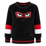 E plus M Miraculous Ladybug Mädchen Pullover, Schwarz, 104