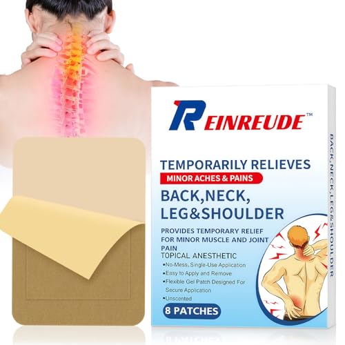 halercay 8 Piezas Parche Alivio del Dolor de Rodilla, Parches para aliviar, Parche Alivio del Las molestias de Rodilla Cuello,Hombros