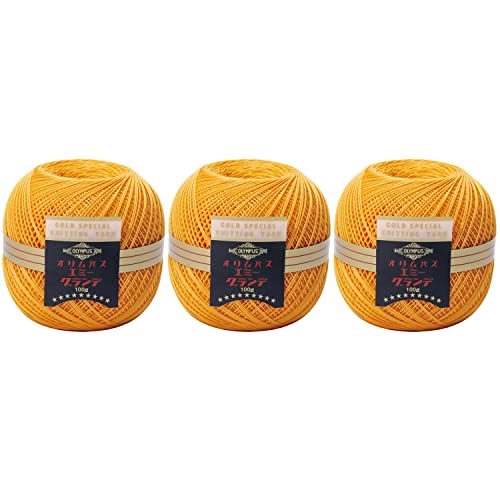 オリムパス レース糸 エミーグランデ 100g玉巻 3玉セット カラーNo.521 EMMY-100G-521
