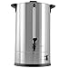 Cafe Amoroso 100 Cup Stainless Steel Coffee Maker Urn - Premium Commercial Double Wall Design - Perfect For Catering, Churches, Banquets, Restaurants - 1 Year Warranty