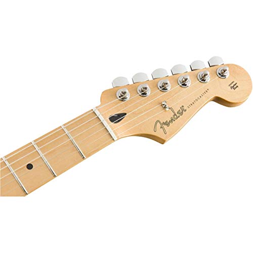 Image of Fender Electric Guitar Mexican Player Series Stratocaster HSS Maple PWT 0144522515 White