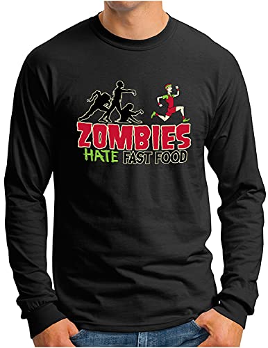 T-shirt manches longues OM3 parodie horreur monster impression haute définition