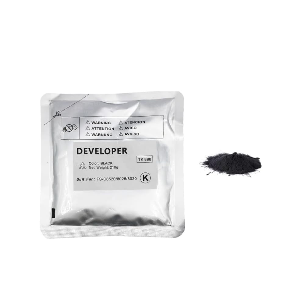 Material de revelado compatible con FS-C8020MFP C8025MFP C8520MFP TK898 negro 2