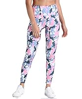 Rock Paper Scissors Women's Skinny Fit Polyester Blend Leggings (ONSWG-TIGHTS-ARMYPINK-XL_Pink Camouflage_XL)