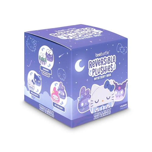 TeeTurtle Hello Kitty and Friends Sanrio Celestial Series Reversible Plushie Mystery Box - 3-Inch Two-Sided Blind Box Plush with Embroidered Details - Cute Surprise Toy for Kids, Teens, and Adult by TeeTurtle - Used condition - US$8.16