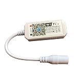 LGIDTECH 5 Pin RGBW LED Strip Light WiFi Wireless Controller Smartphone APP Controlled,Connector is