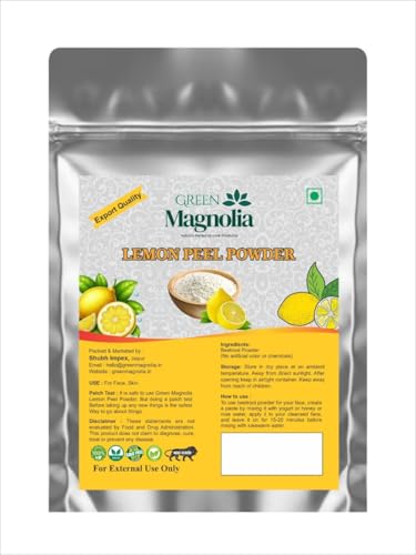 Image of Lemon Peel Powder for Face & Skin Care Natural & Pure Herbal Face Pack Powder for Brightening Exfoliating & Oil Control (200gm)
