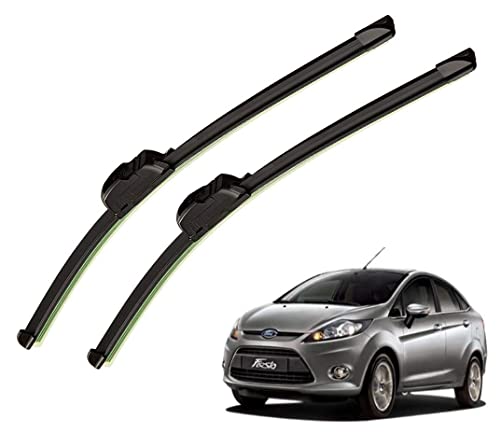 Image of Auto Hub Car Wiper Blades Compatibility With Fiesta Old - Set of 2 Pcs (D-22,P-16)