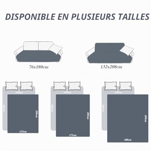 Housse canapé animaux imperméable antidérapante DUJUIKE