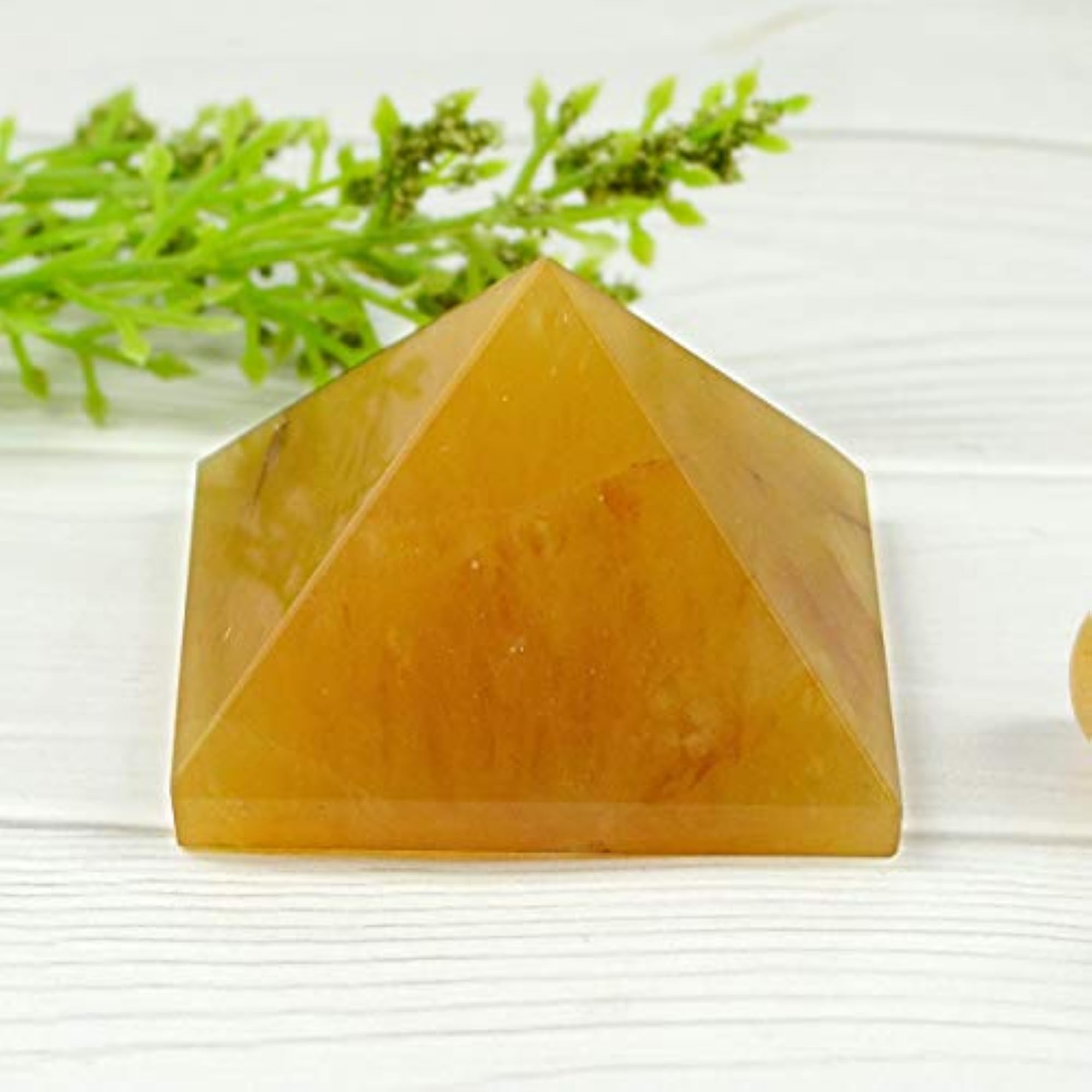 Citrine Pyramid for Healing and Vastu Correction