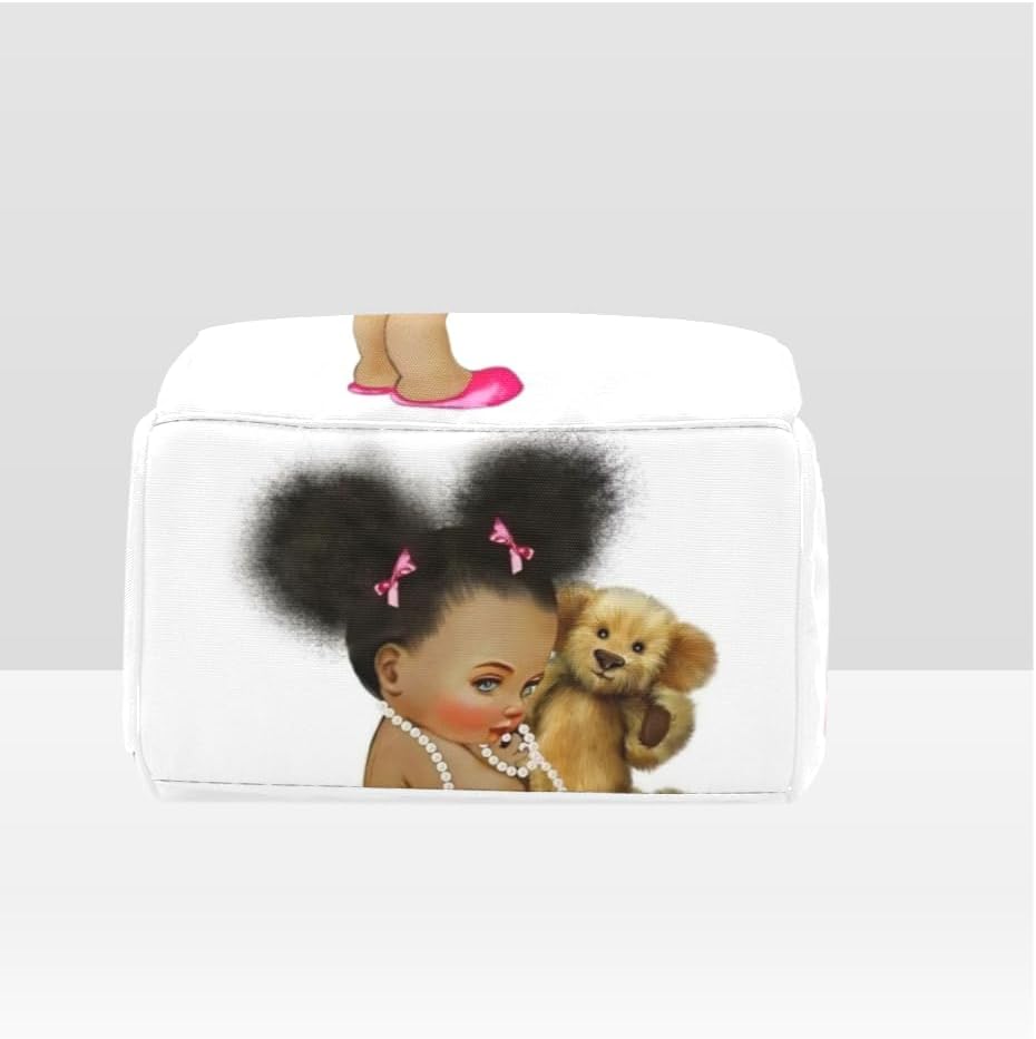 Cute Girl Bear Diaper Bags with Name Waterproof Mummy Backpack Nappy Nursing Baby Bags Gifts Tote Bag for Women