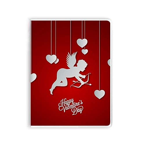 Carnet de notes avec couverture souple ange rouge de qualité supérieure
