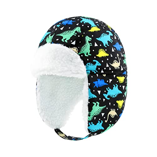 Image of BAVST Winter Trapper Hat for Boys Girls Waterproof Warm Baby Toddler Ushanka Fleece Beanie Hats for 6M-6T