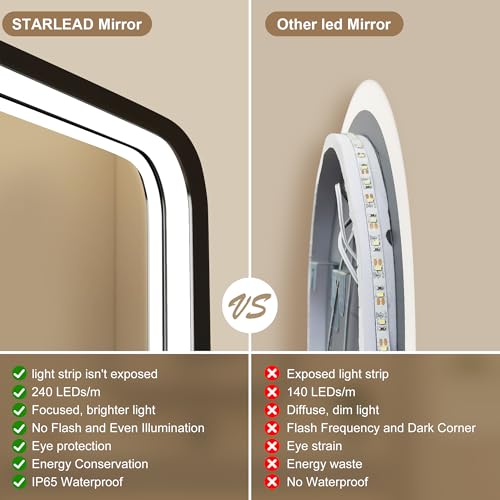 LED-Bathroom-Mirror-with-Lights-24x32-Wall-Mounted-with-Bluetooth-Speaker-Anti-Fog-3-Colors-Dimmable-Light-Waterproof-Black-Framed