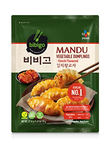 CJ Bibigo Mandu Kimchi Dumplings 770g Green -Frozen