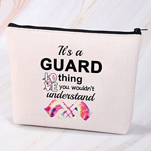 Vamsii Color Guard Girl Makeup Bag Colorguard Gifts It’s A Guard Thing You Wouldn't Understand Marching Band Flag Girl Gift Bag (Color Guard Makeup Bag) #TOP4