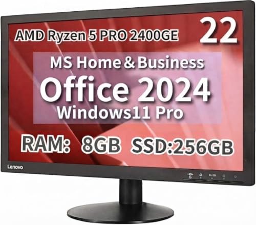 Lenovo ��̌^PC m715q 22�^ Ryzen 5 PRO 2400GE office 2024 8GB 256GB SSD