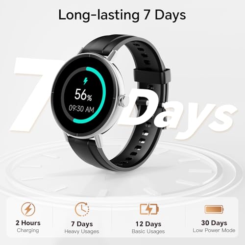 Yoever Smart Watches for Men Women,1.57"HD 43mm Smartwatch for iPhone/Samsung/Android,(Answer/Make Call),Fitness Tracker with Heart Rate/SpO2/Sleep Monitor,IP68 Waterproof,110+ Sport Mode,with 2 Bands - image 7