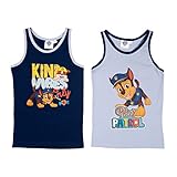 jungen hemd kurzarm blau 2ER PACK – PAW PATROL UNTERHEMD: Die Hemdchen für Jungen sind coole Unterhemden mit breiten Trägern. Die farbenfrohen Shirts lassen jedes Herz eines echten Paw Patrol Fans höherschlagen.