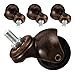 SOLUSTRE 4pcs Furniture Caster Wheels Replacement Chair Casters Chair Wheels Desk Wheels