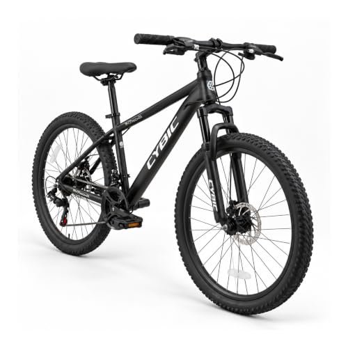 CYBIC 26' Mountain Bike for Adults - 21-Speed Steel...