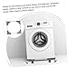 Homoyoyo 1pc Adjustable Washer Base Stand Locking Wheels Tubes Multi-functional Refrigerator Stand for Easy Cleaning and Stability for Portable Washers Dryers and Appliances