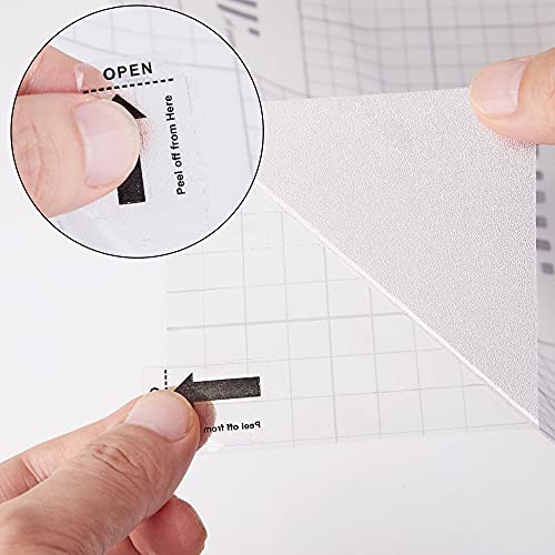 Conkov Window Privacy Film No Glue Frosted Glass Sticker Static Clings Non Adhesive Removable Opaque Vinyl Decorative Window Anti-Uv Coverings For Bathroom Door Home Office (White, 17.5In By 78.7In) #TOP4