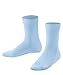 Produktbild FALKE Unisex Kinder Socken Family K So nachhaltige Baumwolle einfarbig 1 Paar, Blau Crystal Blue 6290, 35-38