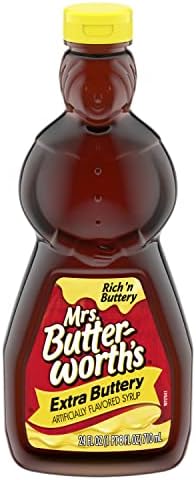 Mrs. Butterworth's Extra Buttery Pancake Syrup, 24 oz, 24 Fl oz