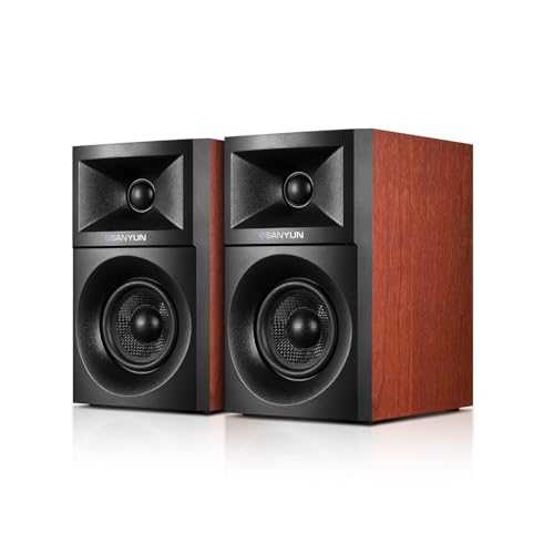 Altavoces para computadora Sanyun SW203 con tweeter de cúpula de seda contra el audio ruidoso