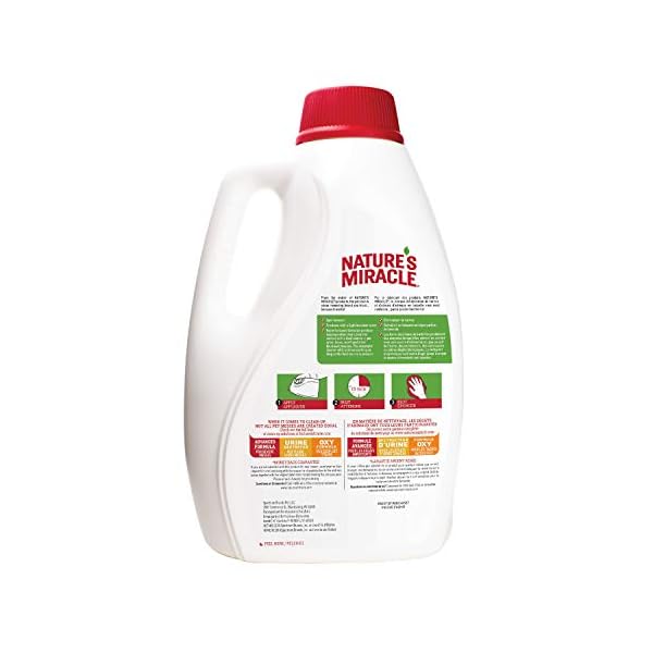 Nature’s Miracle Stain & Odor Remover Just for Dogs, Pet Stain Eliminator, 3.7 Litres Nature’s Miracle Stain & Odor Remover Just for Dogs, Pet Stain Eliminator, 3.7 Litres