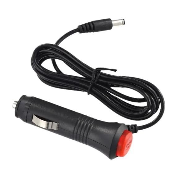 CLOUDSALE 12V/24V Car Cigarette Lighter Power Cable Adapter with Switch 4.5m Male Plug Extension Cord