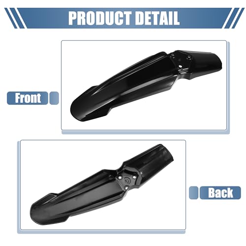 Image of ACROPIX Motorcycle Rear Tail Mud Guard Fender Dirt Bike Pit Mudguard Modified Mud Flap Protector Black Fit for Surron S for Surron x - Pack of 1