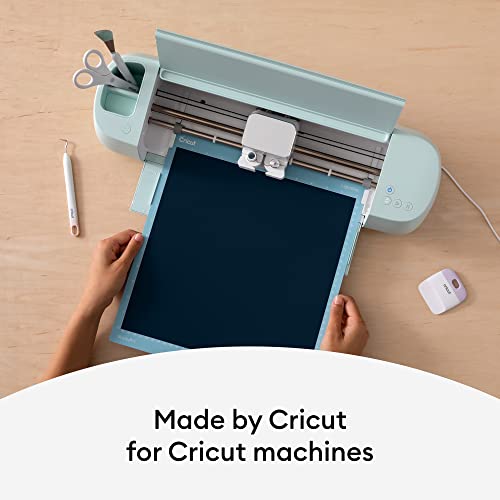 Image of Cricut Everyday Iron On - Navy, 2ft Roll (12'x24') - HTV Heat Transfer Vinyl for Shirts, Apparel, Hats & More - Compatible with Maker & Explore Machines