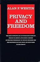 Privacy and Freedom 0689102895 Book Cover