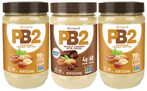 PB2 Powdered Peanut Butter Bundle (2 Peanut Butter And 1 Chocolate Peanut Butter)
