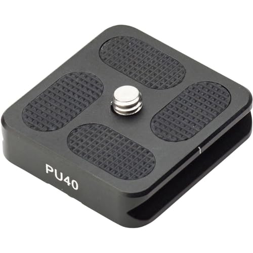 PU40 Arca-Swiss Style Quick Release Plate. L40 X W38 X H10mm.
