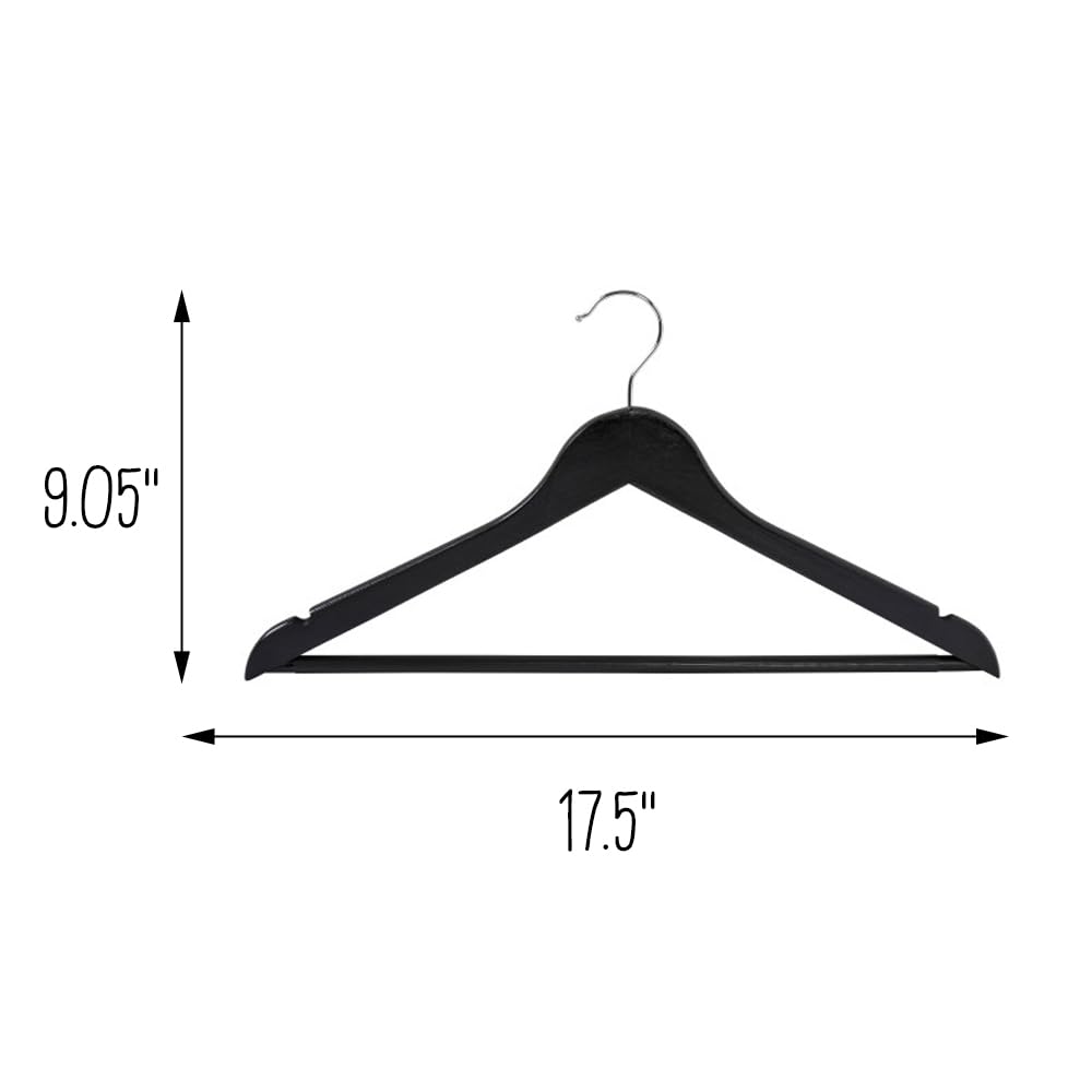 Amazon.com: Honey-Can-Do 24-Pack Non-Slip Swivel Hook Wood Hangers