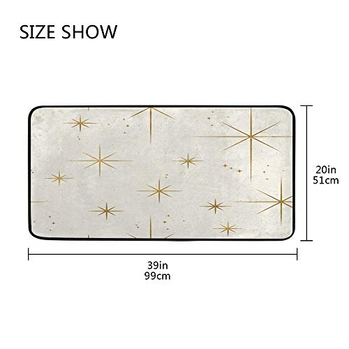 Tapis de cuisine rembourré sous les étoiles tapis de sol pour bureau et maison - 5