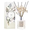 Airkeep Reed Diffuser Set,3.38 fl oz (100 ml) – Clean Linen Oil Diffusers with 8 Reed Sticks,Home Fragrance Reed Diffuser for Bathroom Shelf Decor