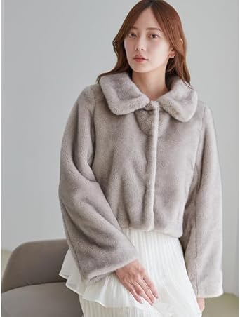 Amazon.co.jp: [スナイデル] ステンカラーショートファーコート